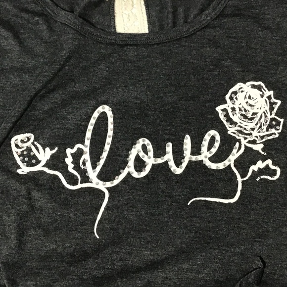 Moonchild Womens Tie Front Medium Shirt With Lace - Picture 4 of 8